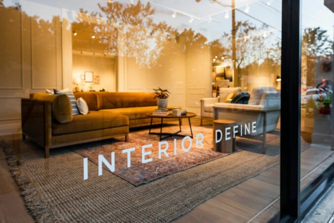New furniture store Interior Define