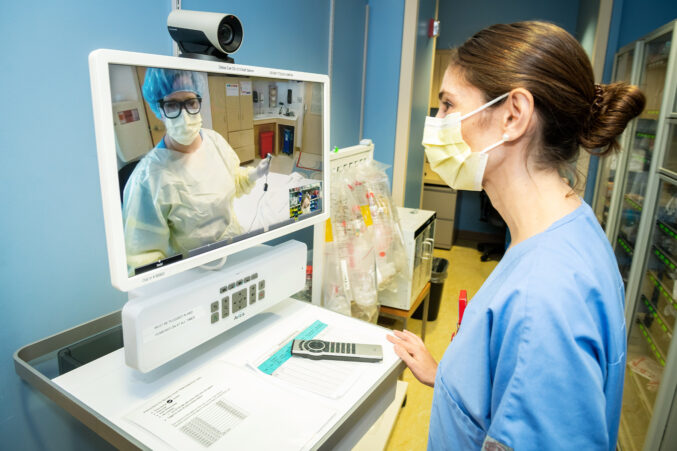 Bedside telehealth