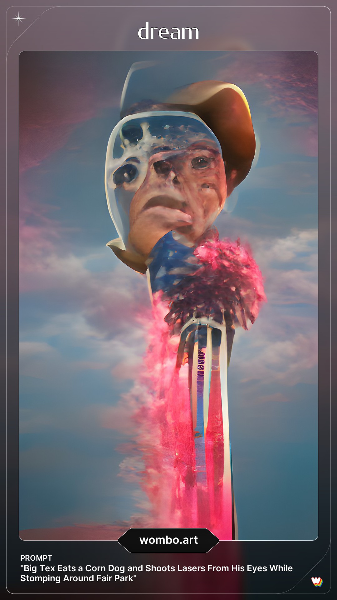 NFL prompted AI to make art for different cities. Here is Dallas'