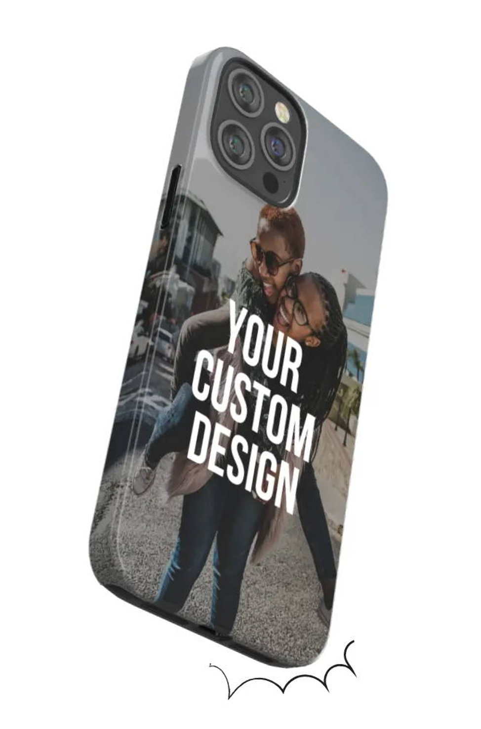 Custom iPhone 11 Pro Max Case, Custom Wallet Case (Front Printed)