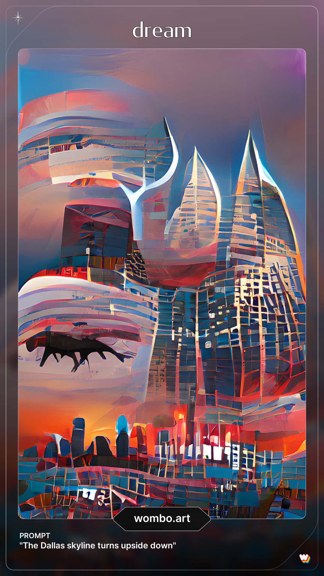 NFL prompted AI to make art for different cities. Here is Dallas'