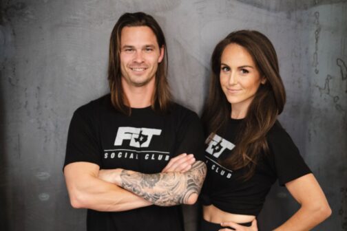 Fit Social Club owners Michael and Erin Vara