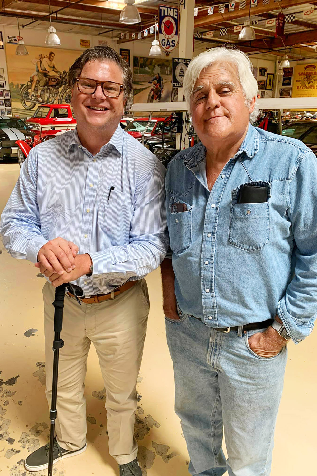 John Clay Wolfe and Jay Leno