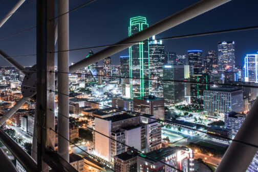 Reunion Tower's GeO deck