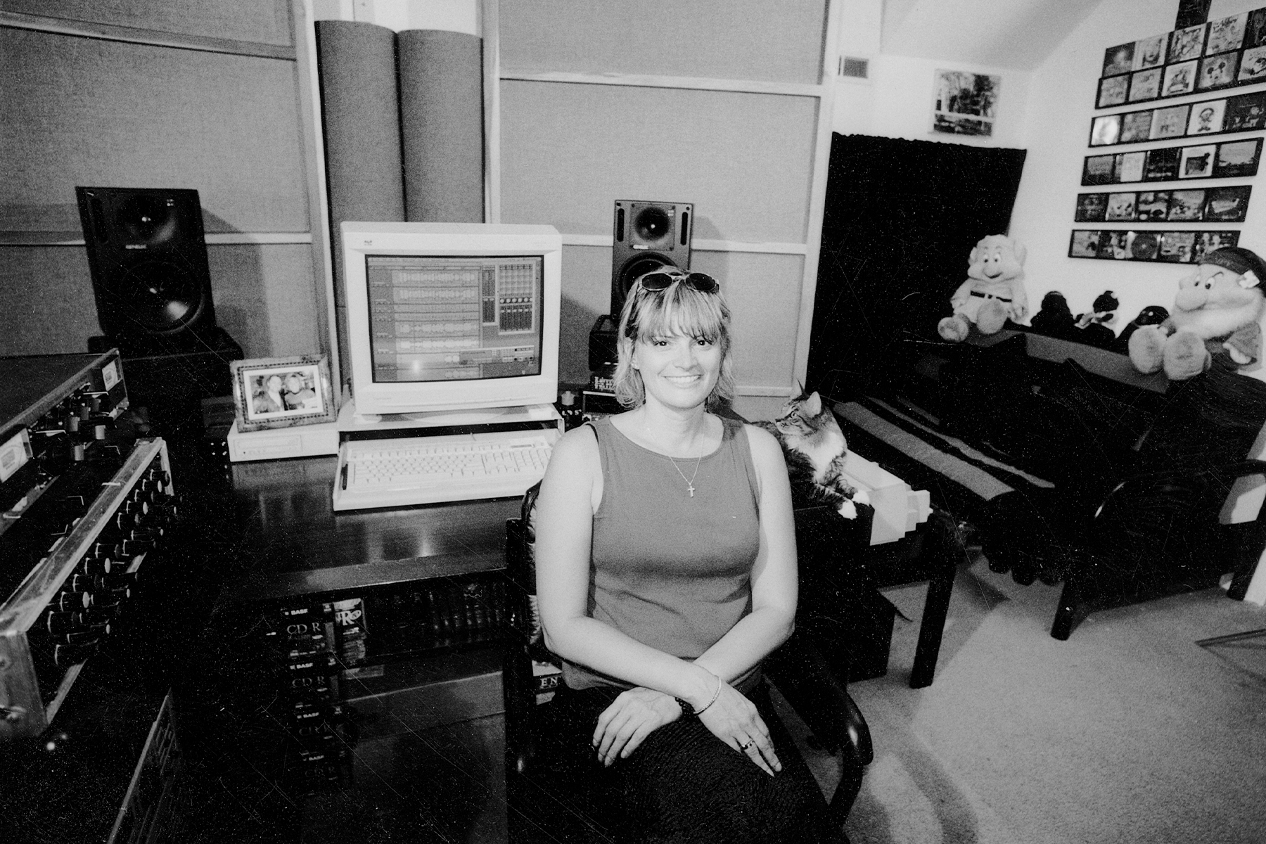 Nancy in studio
