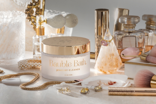 Baublerella's new jewelry cleaner, the bauble bath