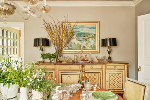 Jan Showers' antique buffet