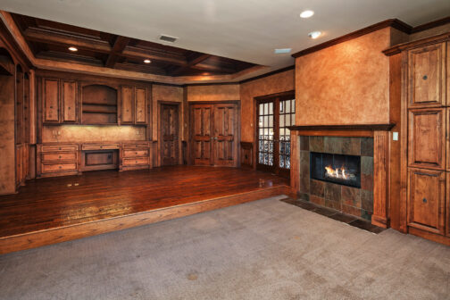 6916 Hill Forest Drive, FIreplace Room