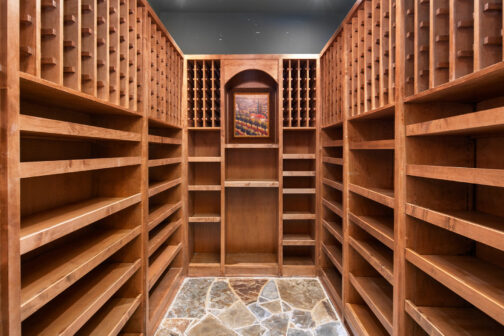 6916 Hill Forest Dr., Wine Cellar