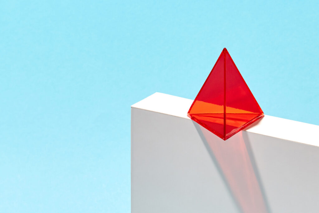Stock Imagery of Transparent Pyramid