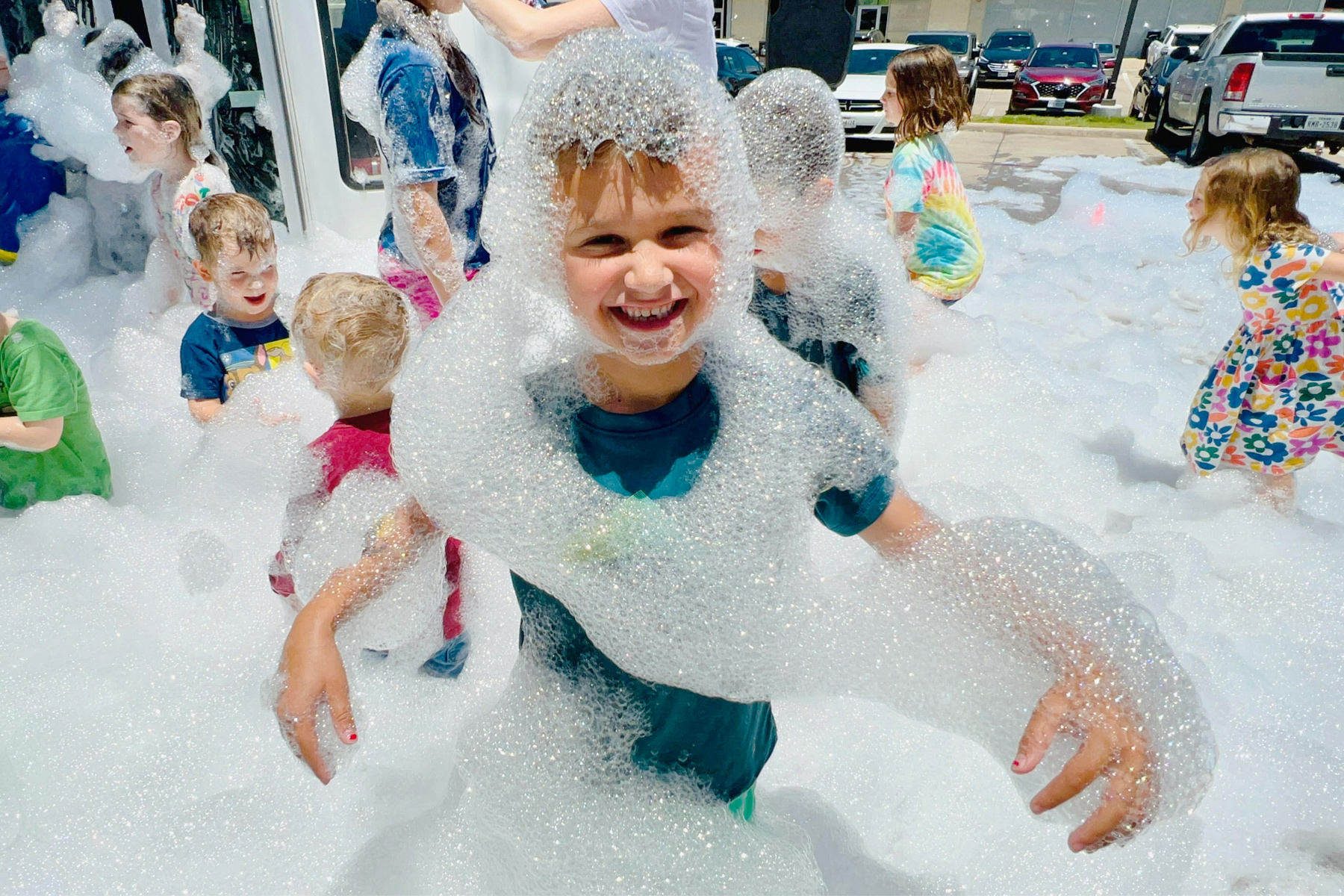 kids foam party