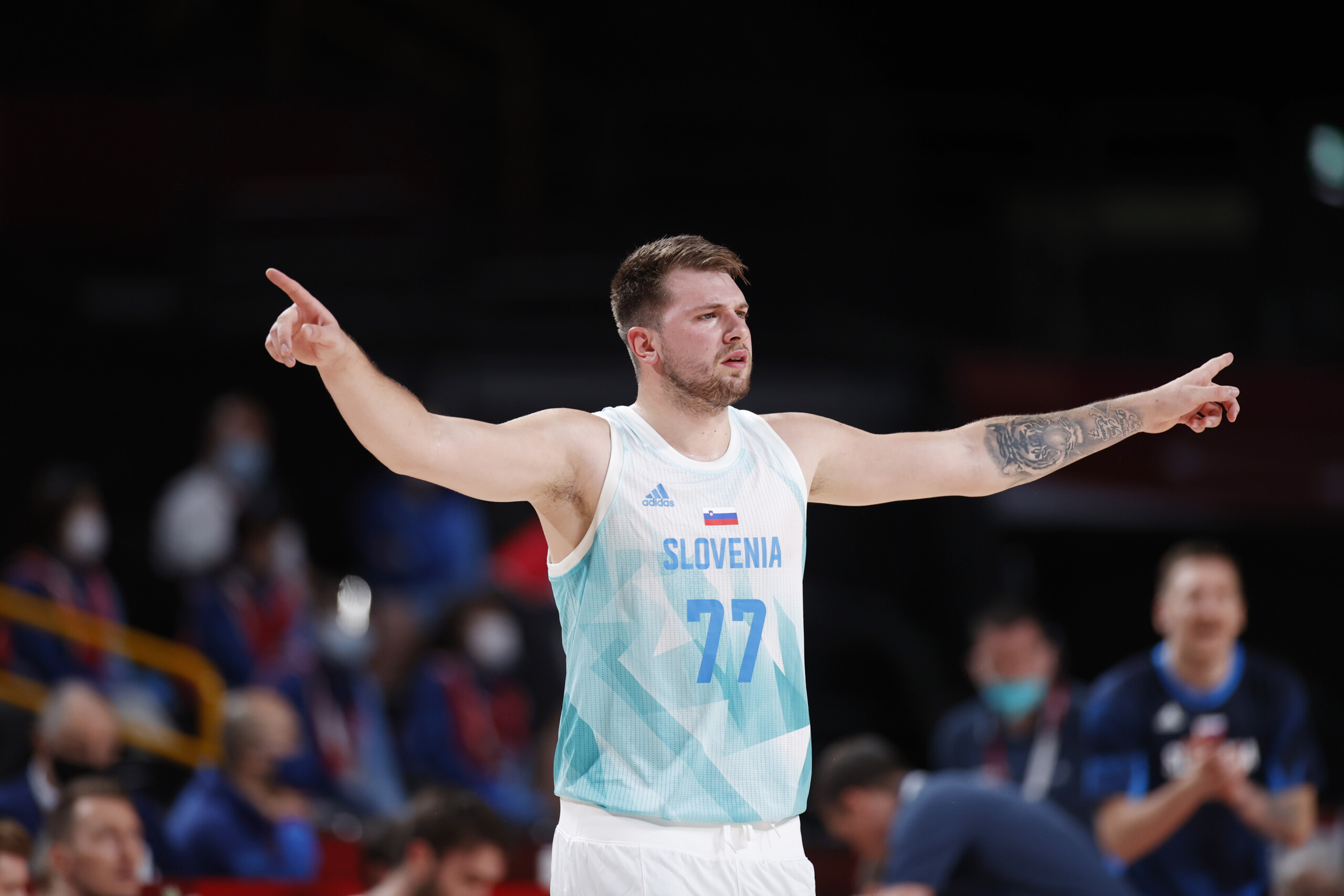 Luka Doncic forced to wear Australian Boomers jersey after losing bet