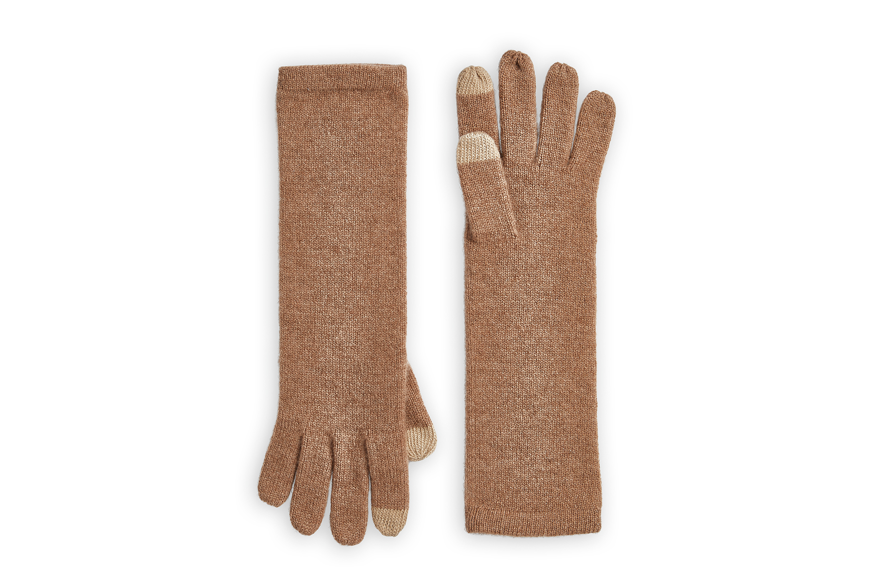 Tech Touch Long Cashmere Gloves from Misook