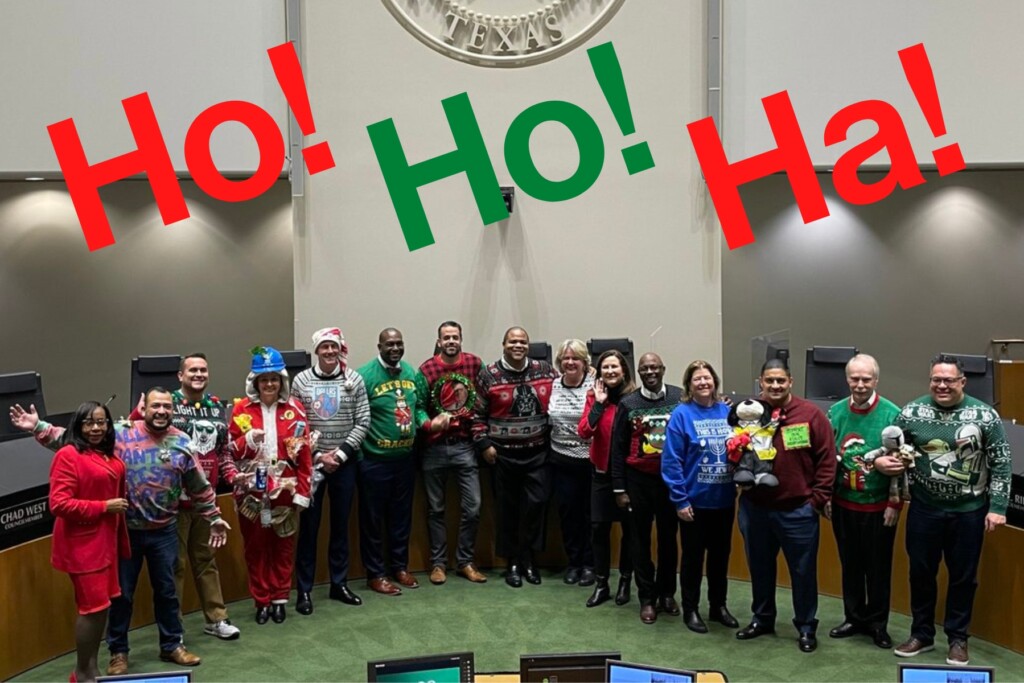 Dallas City Council Christmas Sweater Day Who Wore It Best? D Magazine