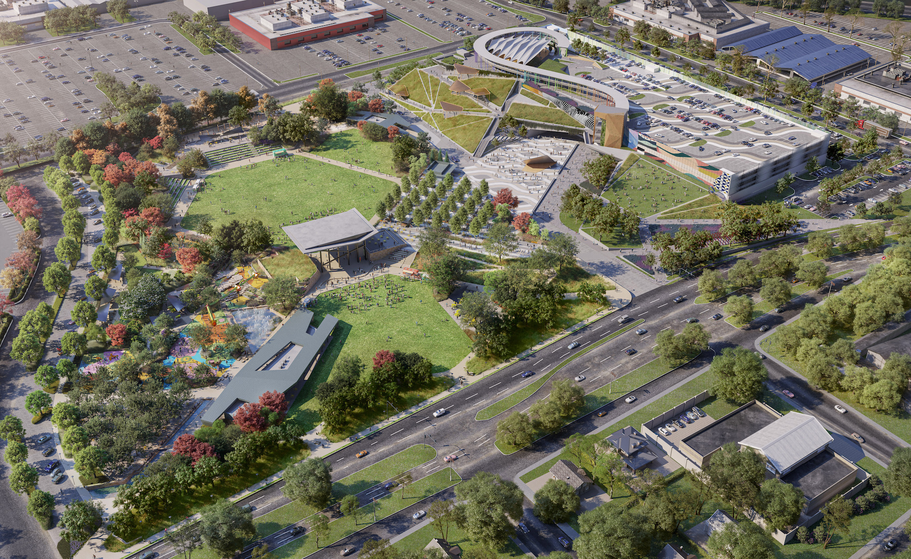 LandDesign will bring a park to the site of a former Dallas mall
