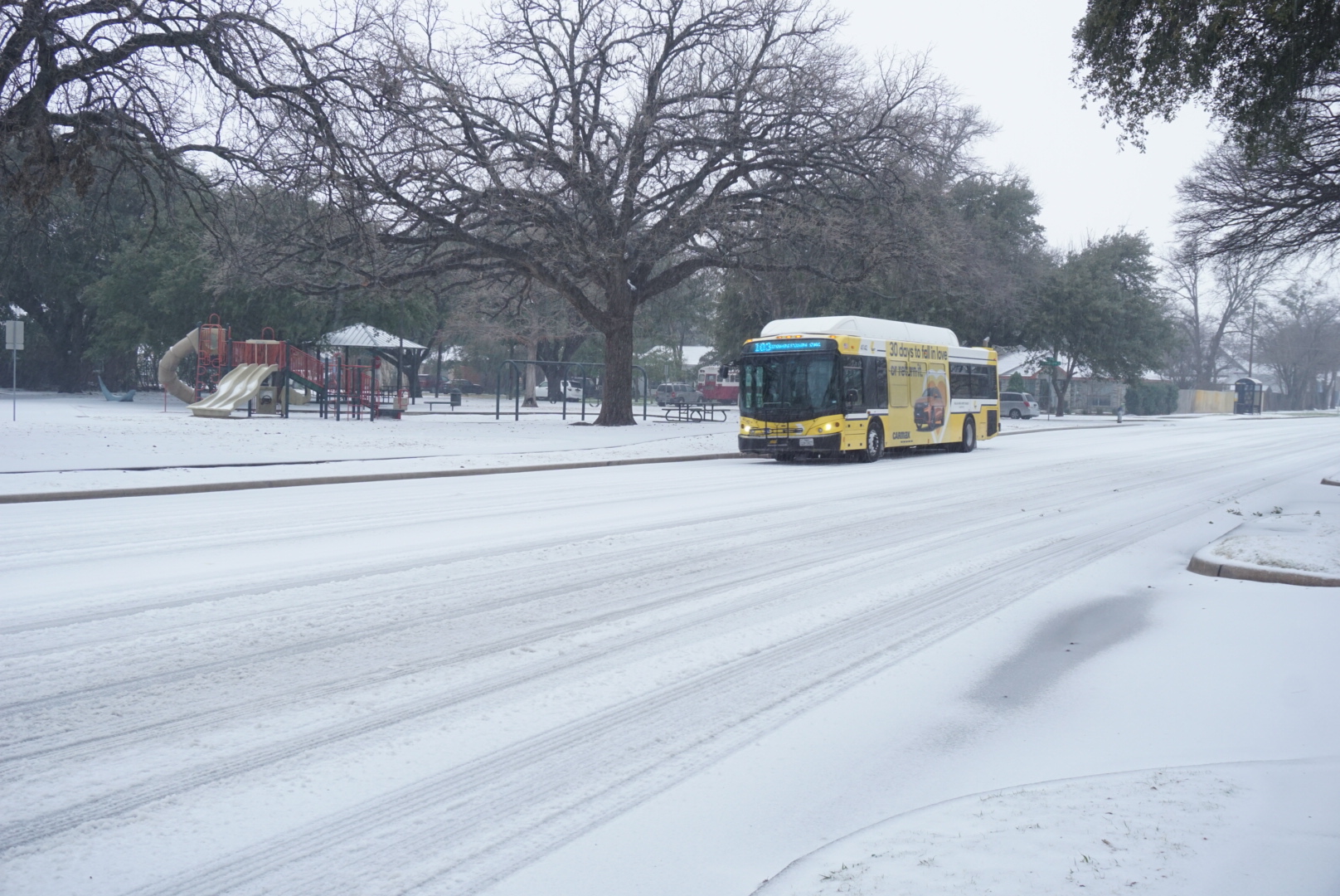Ice, Thunder Sleet, and Cancellations as North Texas Settles Into