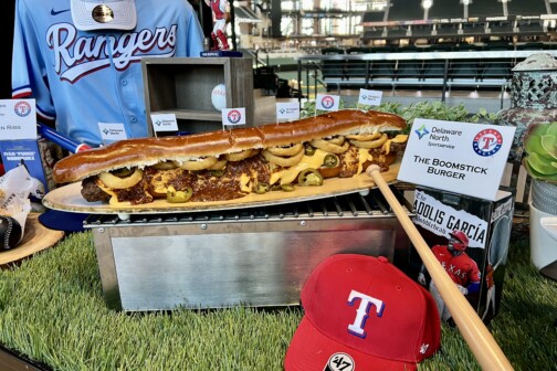 Texas Rangers new concession food: The Boomstick is now a burger