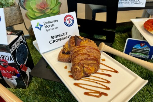 Pricey 2-foot long burger tops list of food offerings at Texas Rangers  games this season