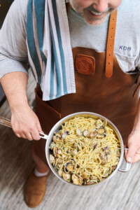 Fresh Seafood Linguine Clam Dish