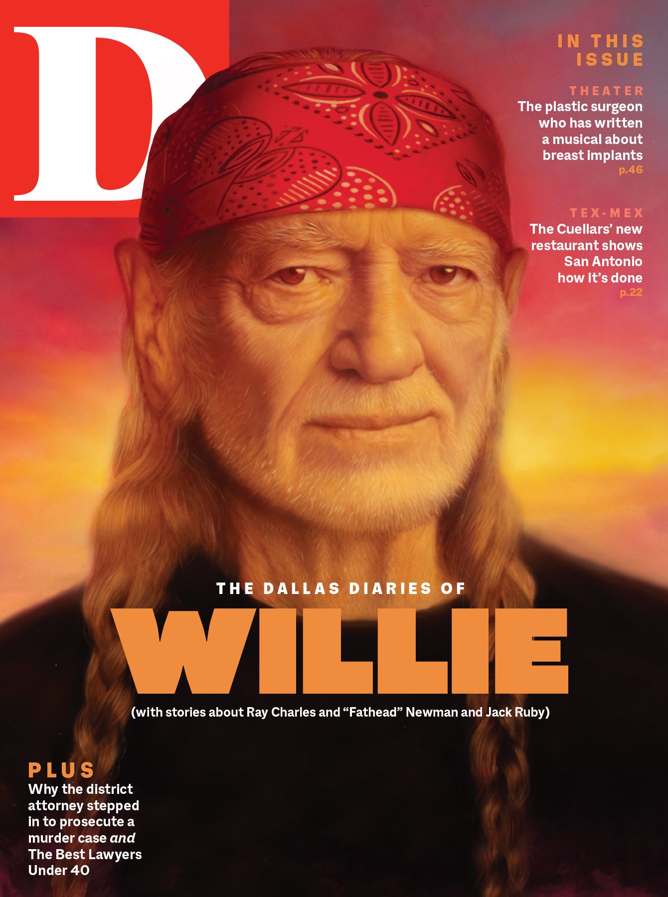 D Magazine January 2023 - Willie Nelson's Birthday $1 Offer - D Magazine