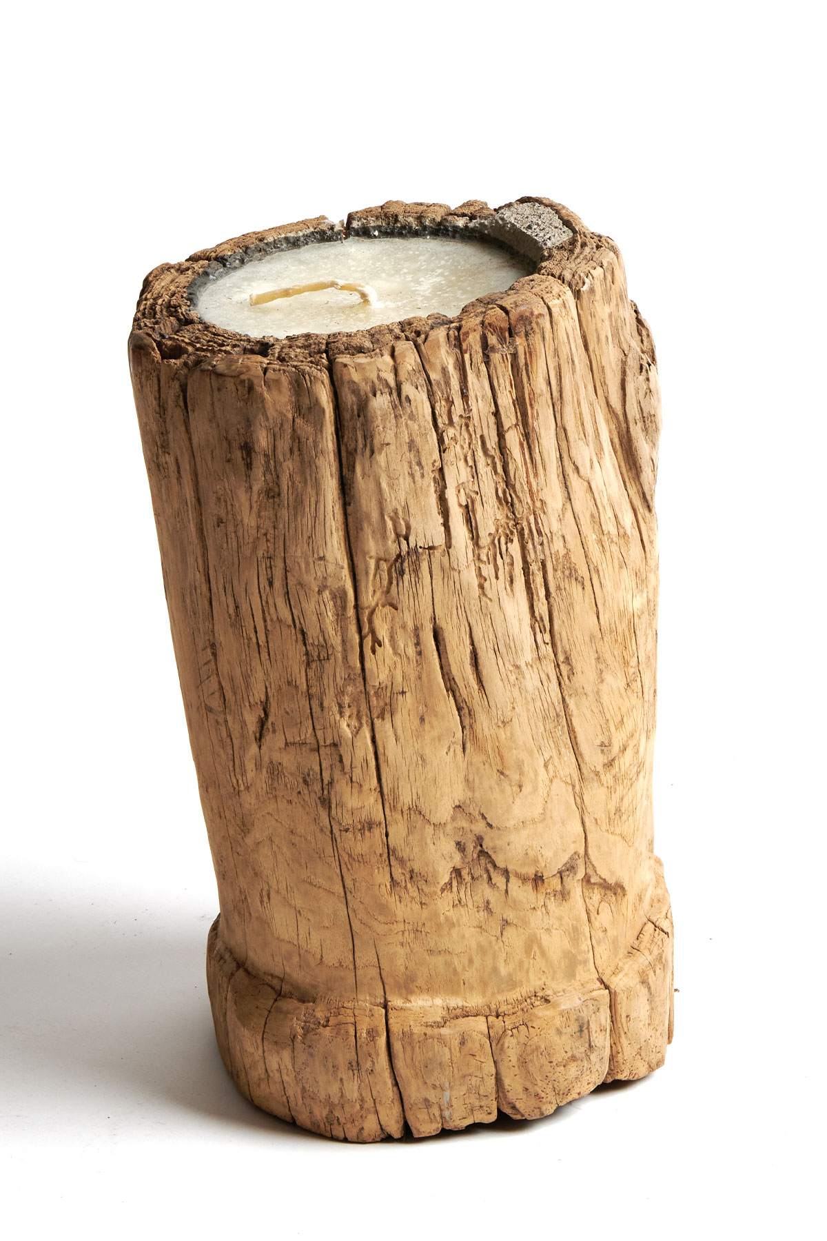 Wood Floor Candle from Favor the Kind
