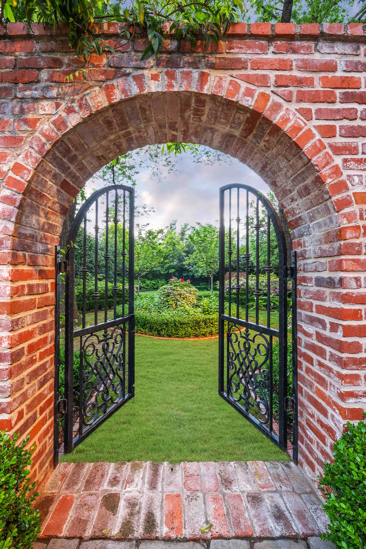 Great Gate Decorative Entrance to Garden