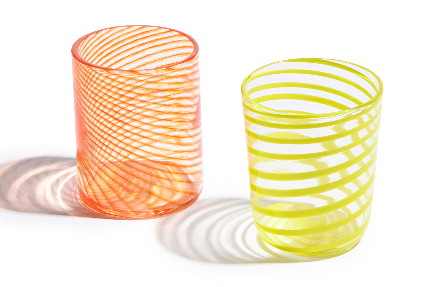 Glass Tumblers from Blue Print