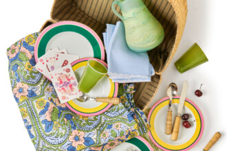 Picnic Items Tabletop Mix Masters Basket from Blue Print