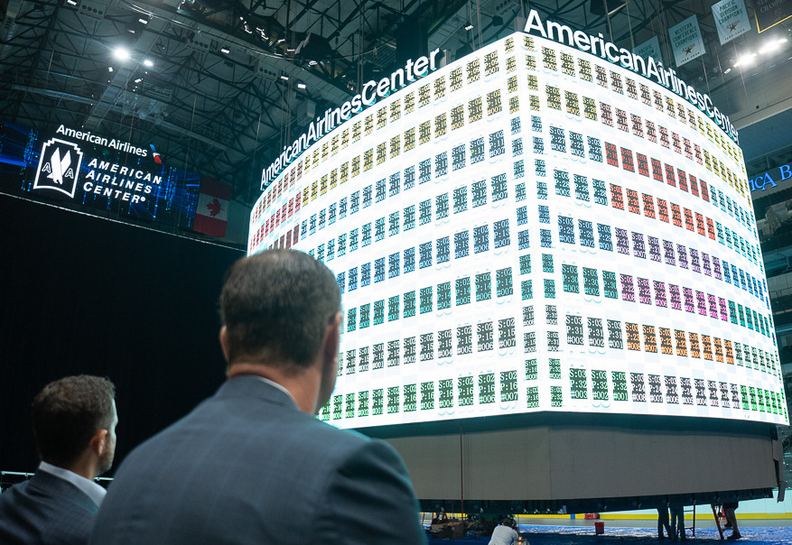 Ben Swanger on X: Today, the American Airlines Center unveils a new $10  million video board. The upgrade is part of a $20 million facelift to the  home of the Dallas Mavericks