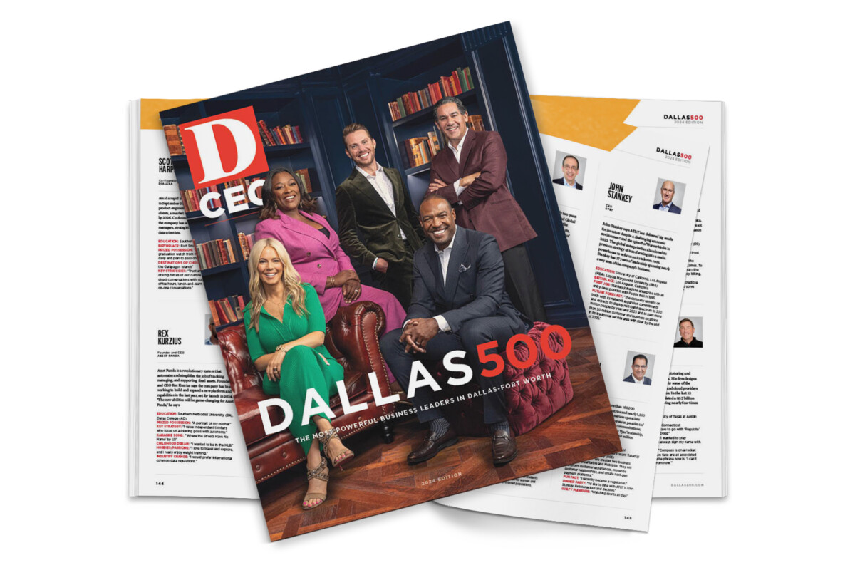 D CEO Releases the 2024 Edition of the Dallas 500 - D Magazine