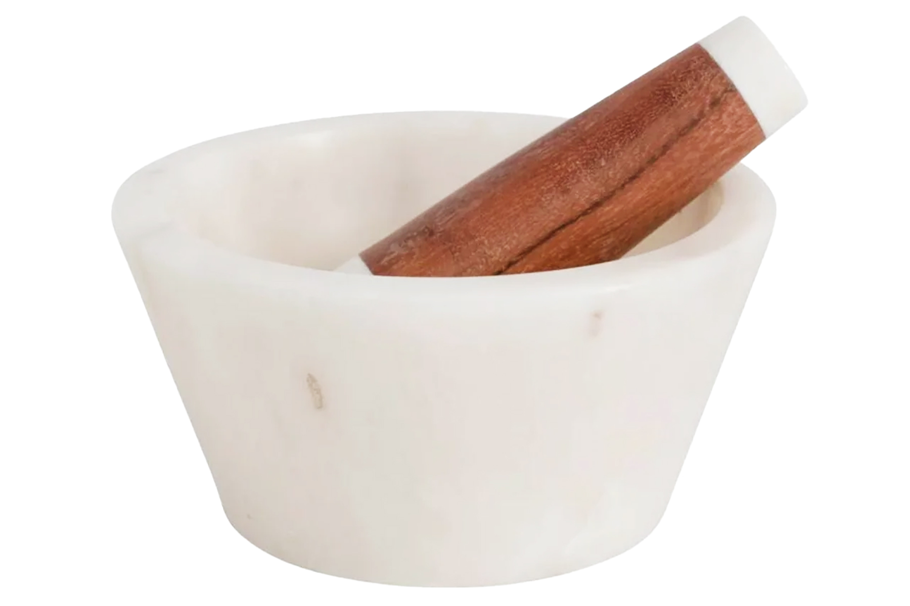 marble acacia wood mortar set from favor the kind