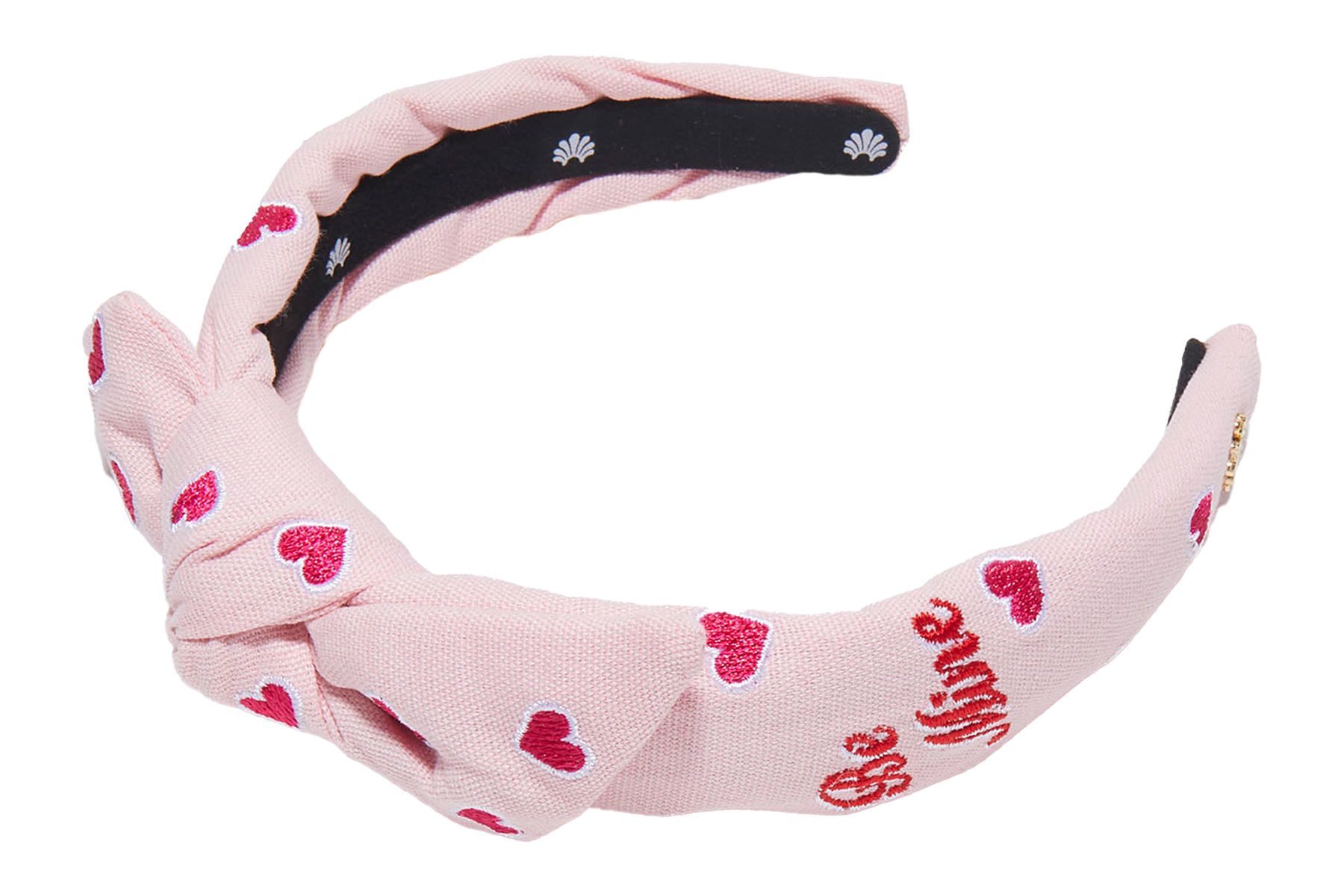 Petal Pink Embroidered Valentines Kids Headband, Lele Sadoughi