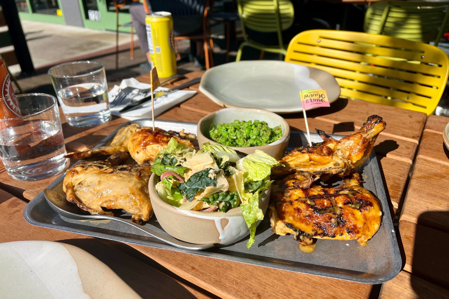 Trying the Popular Spicy Peri Peri Chicken at Nando's in Addison D