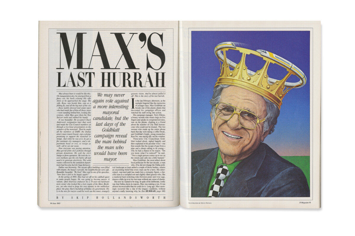 D Magazine's 50 Greatest Stories: When a Local Politician Bothered to ...