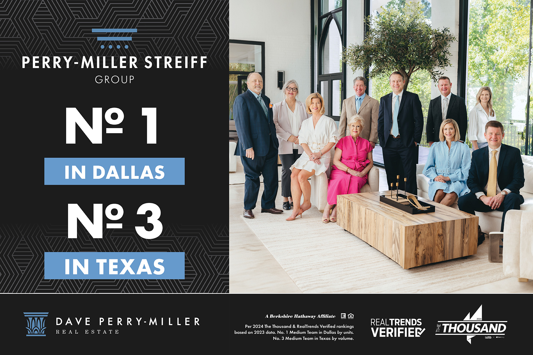 It's Official: Perry-Miller Streiff Group is the No. 1 Medium Team in Dallas - Vimarsana News