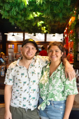 Alex-Henderson-and-Maricsa-Trejo-la tiki paisa-VERT