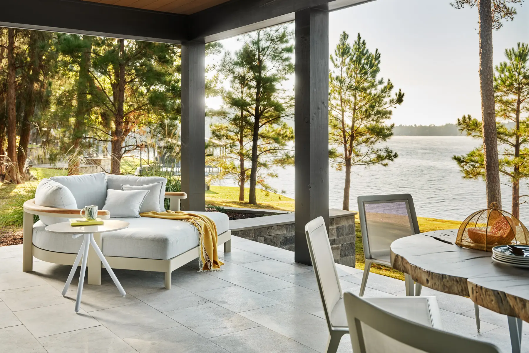 A Lake Cypress Springs House, Renovated for Family Entertaining