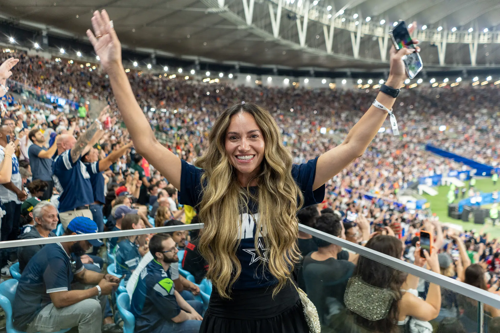 PHOTOS: In the Crowd at the Cowboys-Ravens Game in Rio