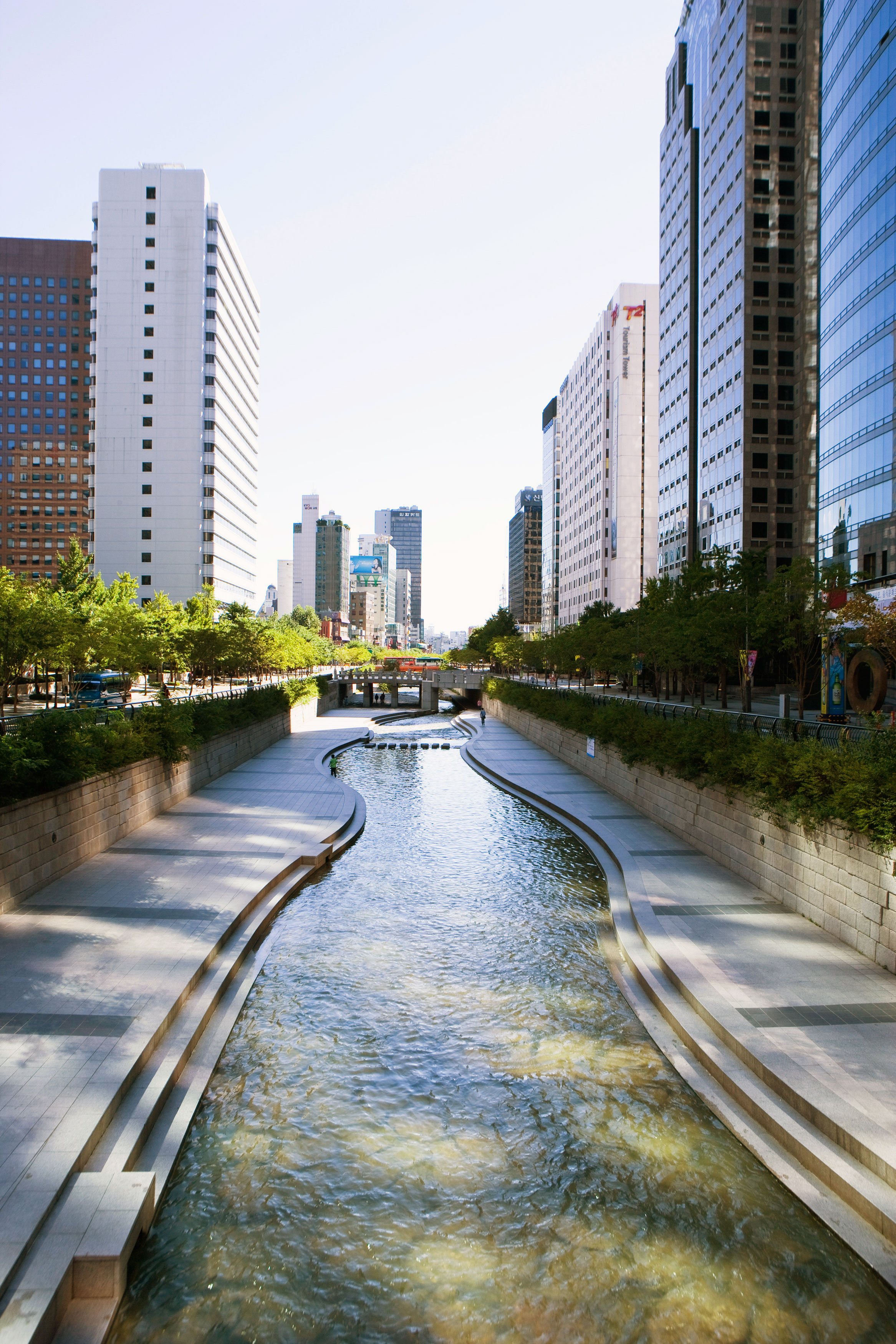 Cheonggyecheon river case study a level image