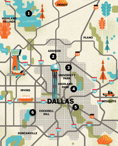 Newcomer Dallas Map 